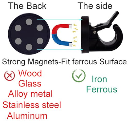 Iron Cord Holder Minder Clip Management for Ironing Board Black 2 Pack