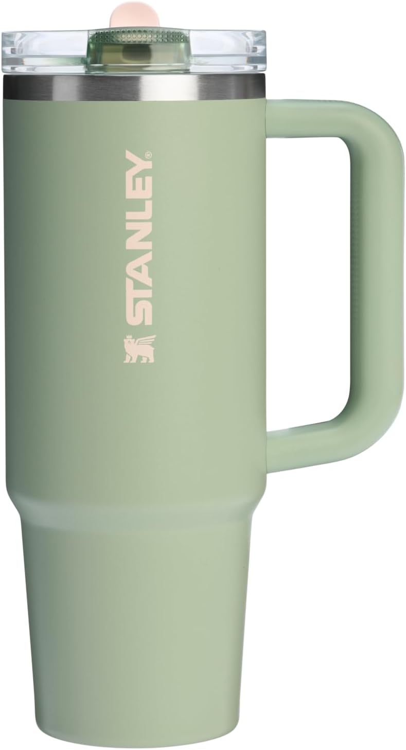 STANLEY Quencher ProTour 30 oz Tumbler - Leakproof Lid, Built-In Straw & Handle | Insulated, BPA-Free | Lichen