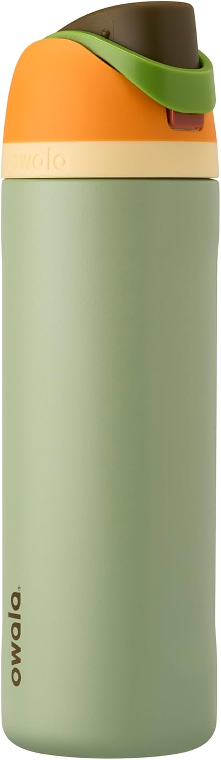 Owala FreeSip Insulated Stainless Steel Water Bottle - BPA-Free, Travel-Friendly, 24 Oz, Camo Cool