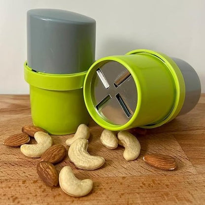 Dry Fruit and Nut Cutter Slicer, fine Cup Slicer Kitchen Gadget for Dry Fruit Chopper, Badam kaaju Walnut Pista Cutter Chopper Machine Hand Nuts Chopper for Kitchen Items for Gift Home Gadgets
