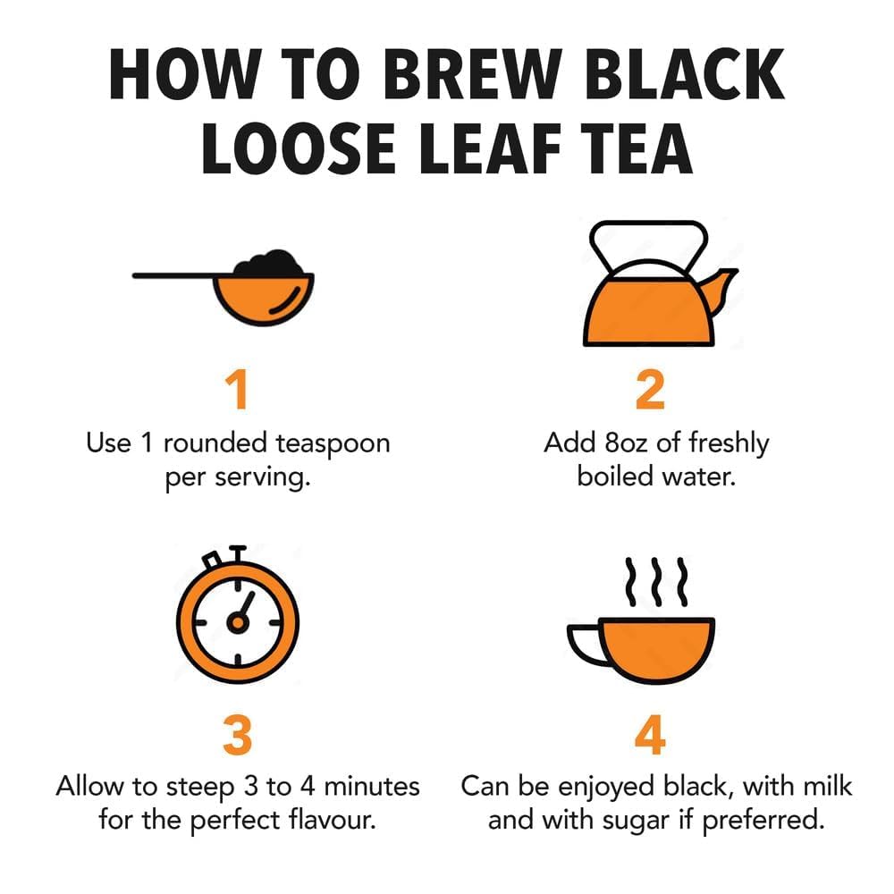 Twinings English Breakfast Loose Tea - Smooth & Robust Black Tea Leaves, 3.53 Oz Tin