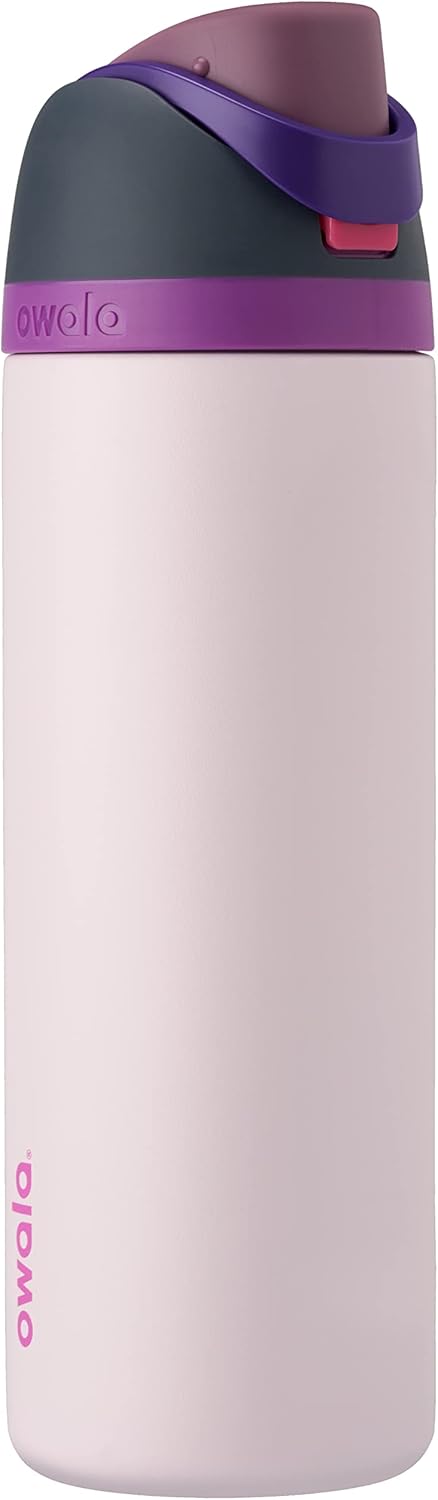 Owala FreeSip Insulated Stainless Steel Water Bottle - 40 oz BPA-Free | Perfect for Sports & Travel in Dreamy Field