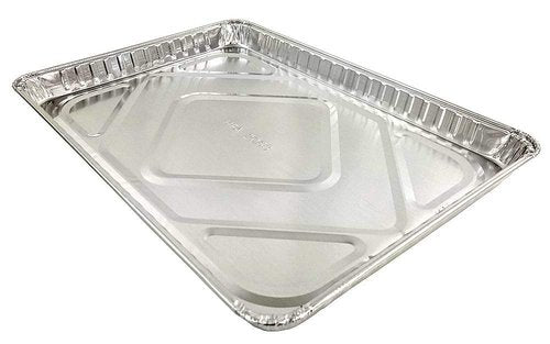 Handi-Foil Half Size Sheet Cake Pan - Disposable Aluminum Foil Baking Trays | Pack of 10