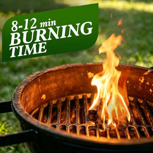 72PCS Waterproof Fire Starters for Fireplace BBQ Camping & Fire Pits