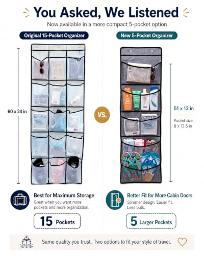 Gray Magnetic Cruise Organizer with Large Pockets - 51x13 Inches