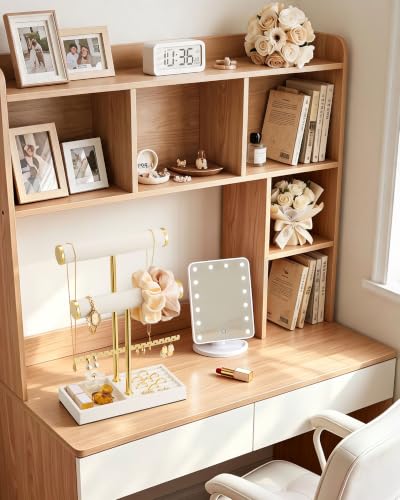3-Tier Jewelry Stand Holder - Beaded Necklace and Bracelet Display, Beige