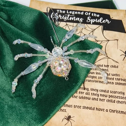 Christmas Spider Ornament with Legend Card - Fresh Variant