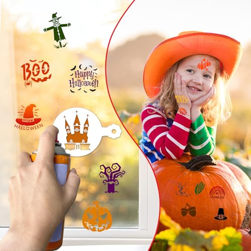 JULBEAR Holiday Cookie Cake Stencils Set - Mix Style, 36 Pieces