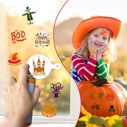 JULBEAR Holiday Cookie Cake Stencils Set - Mix Style, 36 Pieces