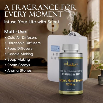 Luxury Hotel Scent Diffuser Oil 120mL - Fresh Citrus & Floral Fragrance