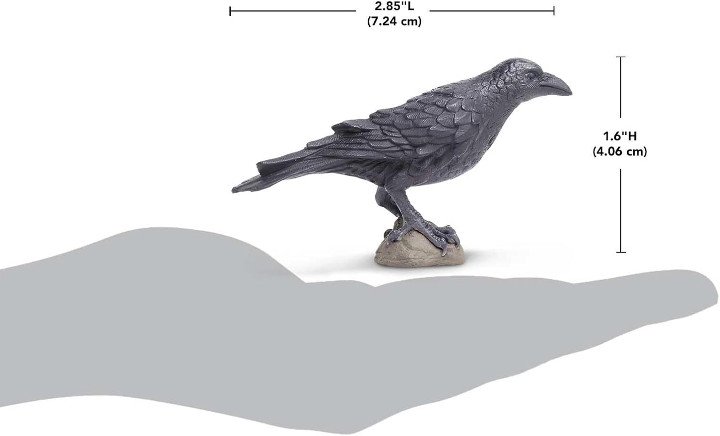 Safari Ltd. Raven Figurine - Realistic 3" Bird Model - Educational Toy for Kids Ages 3+