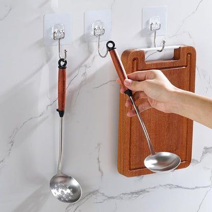 OVOV Heavy Duty Adhesive Hooks - Removable Wall Hooks for Towels, Coats, and Keys | Ideal for Bathrooms and Kitchens