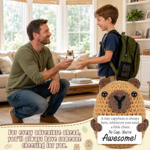 Positive Capybara Birthday Gift for Kids - Cute Basket Stuffers for Boys & Girls