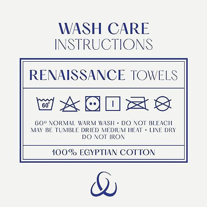 Christy Renaissance 2-Piece Bath Sheet Set - 100% Egyptian Cotton, White