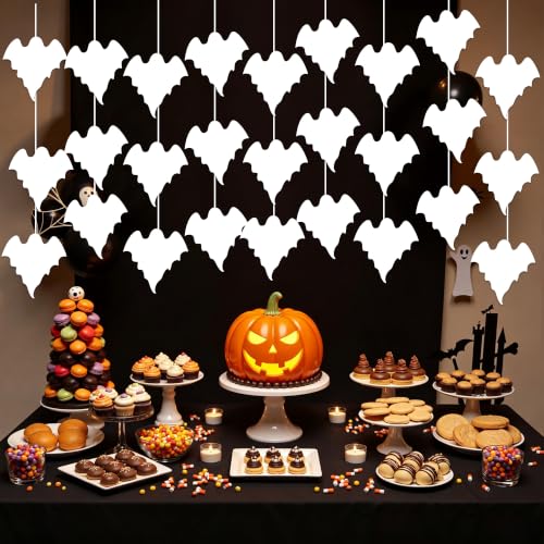 Halloween Ghost Paper Cutouts for Bulletin Boards and Crafts, 4 Inch, 100 Pieces