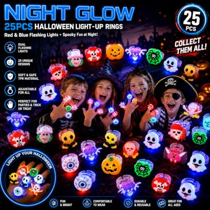 25Pcs Halloween Party Favors for Kids Trick-or-Treat Toys