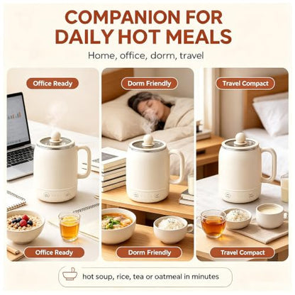 Multi-Function Portable Electric Stewing Cup - 6-in-1 Mini Wellness Kettle #B