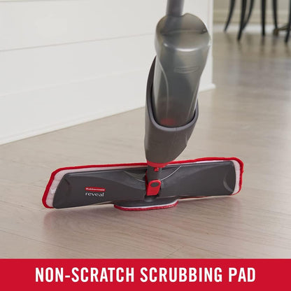 Rubbermaid Reveal Spray Mop - Cordless Multi-Surface Floor Cleaning Kit with 3 Reusable Microfiber Pads