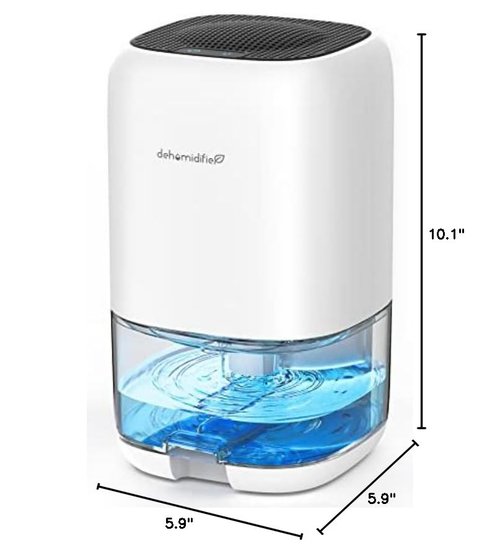 Dehumidifier, 35 OZ Small Dehumidifiers for Bedroom for Home, Quiet with Auto Shut Off, Dehumidifiers for Bedroom (280 sq. ft), Bathroom, RV, Closet, White