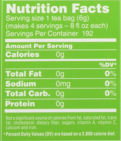 Luzianne Decaffeinated Iced Tea Bags, Specially Blended for Iced Tea, 48 Count