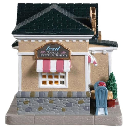 Lemax Iced Dessert Building with Lighted Scene - Holiday Village Decor