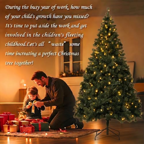 4FT Prelit Christmas Artificial Tree with Warm White LED Lights - Holiday Decor
