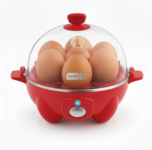 DASH Rapid Egg Cooker - 7 Egg Capacity Electric Cooker for Hard Boiled, Poached, Scrambled Eggs & Omelets