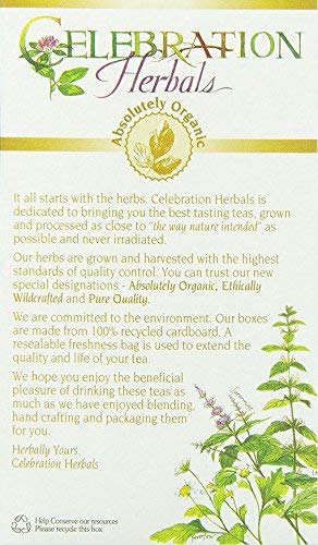 Celebration Herbals - Organic Caffeine Free Fenugreek Seed Herbal Tea - 48 Tea Bags (2 packs of 24)