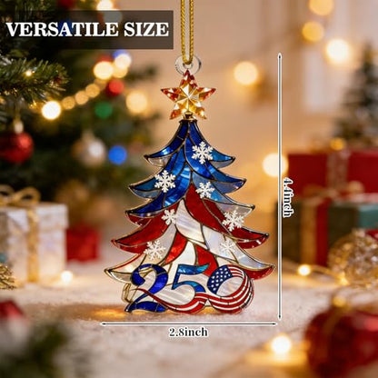 Independence Day USA 250th Anniversary Patriotic Ornament - Red White Blue Decor