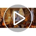 Halloween Ghost Decorations Outdoor Hanging Swing Ghost with LED Lights - 47 Inches, 2 Pack (Variation: Hanging-Ghosts)