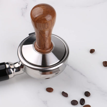 omgogo Stainless Steel Coffee Tamper 49mm Barista Espresso Base Coffee Bean Press …