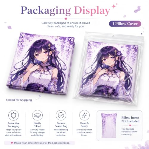 Anime Body Pillow Cover 19.7 x 59.1 Inches - Anchorage-23915 - Double-Sided Print
