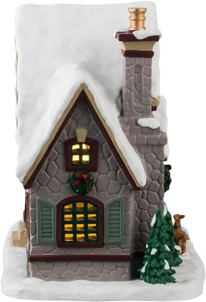 Lemax White Christmas Figurine - Charming Holiday Decor for Festive Celebrations