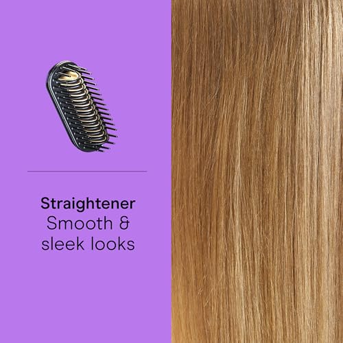 Infiniti PRO CONAIR DigitalAIRE Hair Dryer Drying Wand, Straightener and Styler, Ionic All-in-One Digital Motor Blow Dryer, Includes 3 High-Performance Attachments, Dark Blue