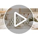 Christmas Bathroom Accessories Set - 4-Piece Ceramic Holiday Bathroom Decor