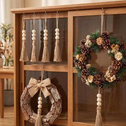 Bead Garland Tassel Decor Set for Crafts Rustic Boho Home & Holiday