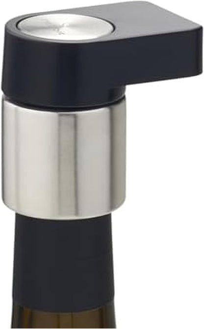 Rabbit Multifunctional Wine Bottle Stopper and Stand, Airtight Seal, Easy Crank Design, and Bottle Roll Prevention