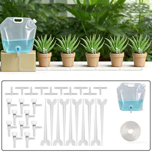 Adjustable 10L Watering Bag for Bushes - Vacation Garden Irrigation D D