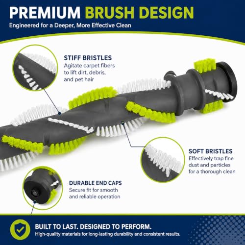 Replacement Brush Roll for Bissell CleanView Swivel Pet Models 3832 3836 3837 3839