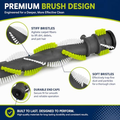 Replacement Brush Roll for Bissell CleanView Swivel Pet Models 3832 3836 3837 3839