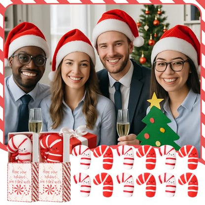40 Sets Christmas Christian Luminous Candy Cane Party Favors - Holiday Gifts