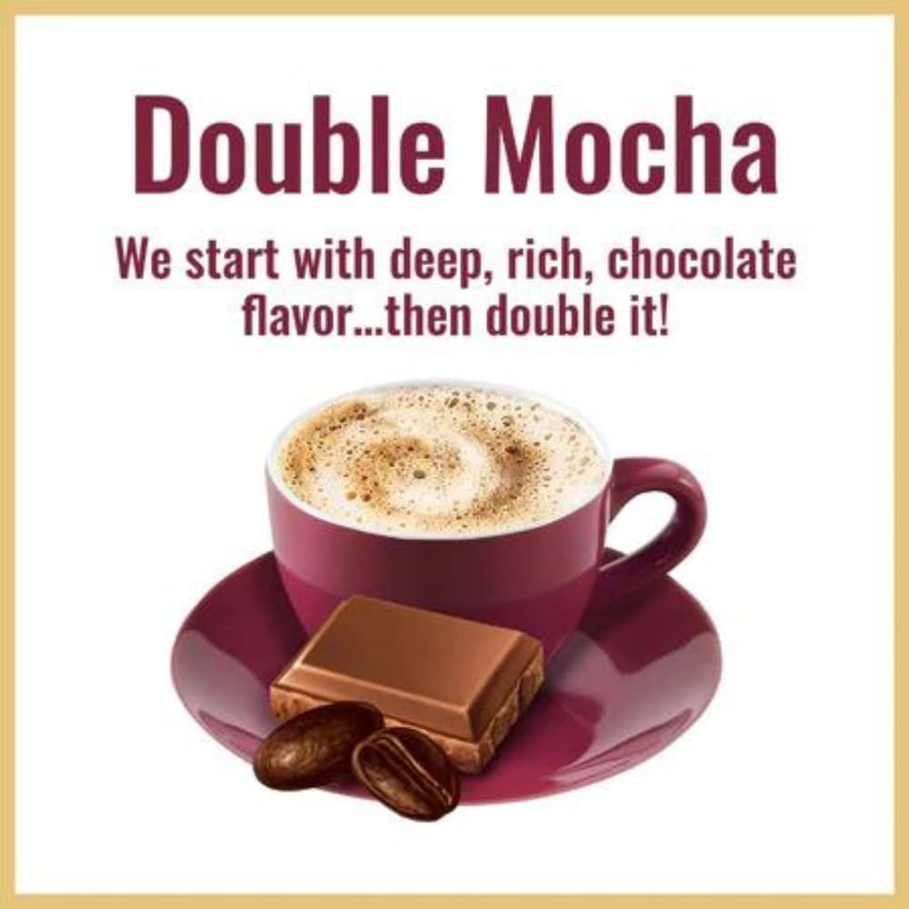 Hills Bros. Flavor Coffee (Double Mocha, 16 Ounce (Pack of 4)