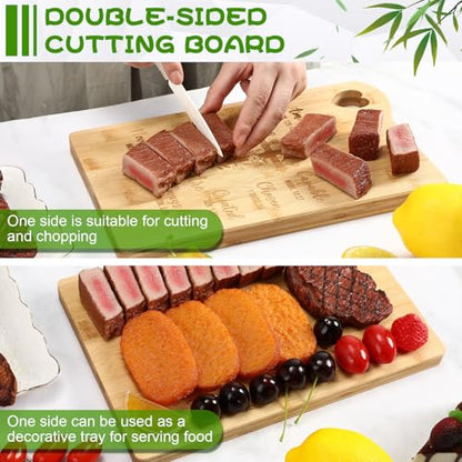 Always Loved Christian Cutting Board Gifts for Women - Religious Kitchen Set