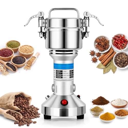 Electric Grain Mill Grinder 150g 850W 28000 RPM for Dry Grains and Spices