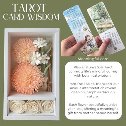 Tarot The Fool Sola Flower Diffuser Gift - Handmade Fragrance Decor
