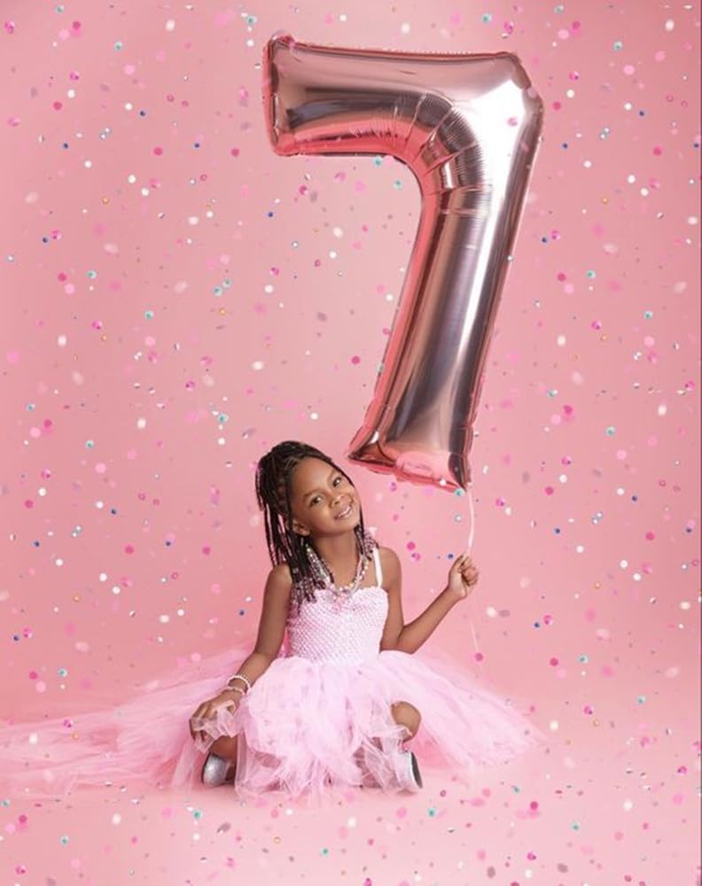 Regine Switzerland 40-Inch Rose Gold Number 27 Balloons - Perfect for Birthday, Wedding & Graduation Celebrations
