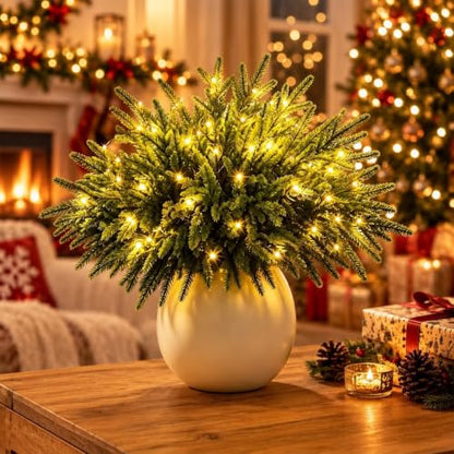 Twinkling Enchanted Evergreen Pine Tree with Lights - Pine 10
