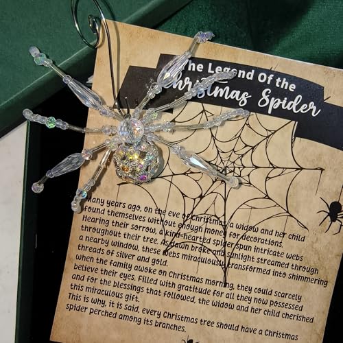 Christmas Spider Ornament with Legend Card - Fresh Variant