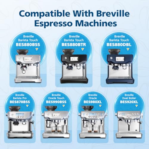 Coffee Machine Cleaning Kit for Breville Espresso Machines - Descaler, Tablets, Water Filters