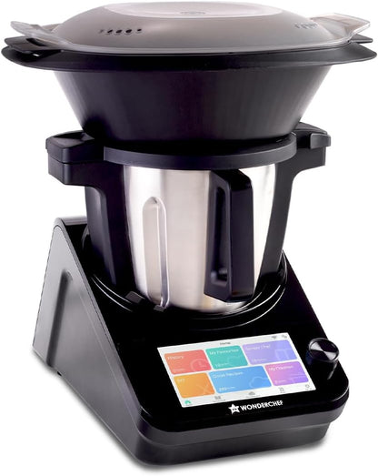 Wonderchef Chef Magic - All-in-One Kitchen Robot for Indian & International Cuisine | Automatic Chopping, Sautéing, Stirring, Kneading | Mobile App & Recipes by Chef Sanjeev Kapoor | 2-Year Warranty